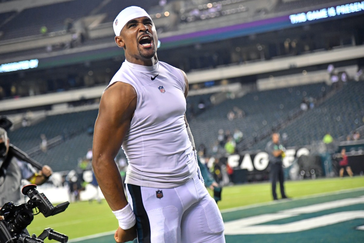 Jalen Hurts after Eagles beat Viings in Week 2